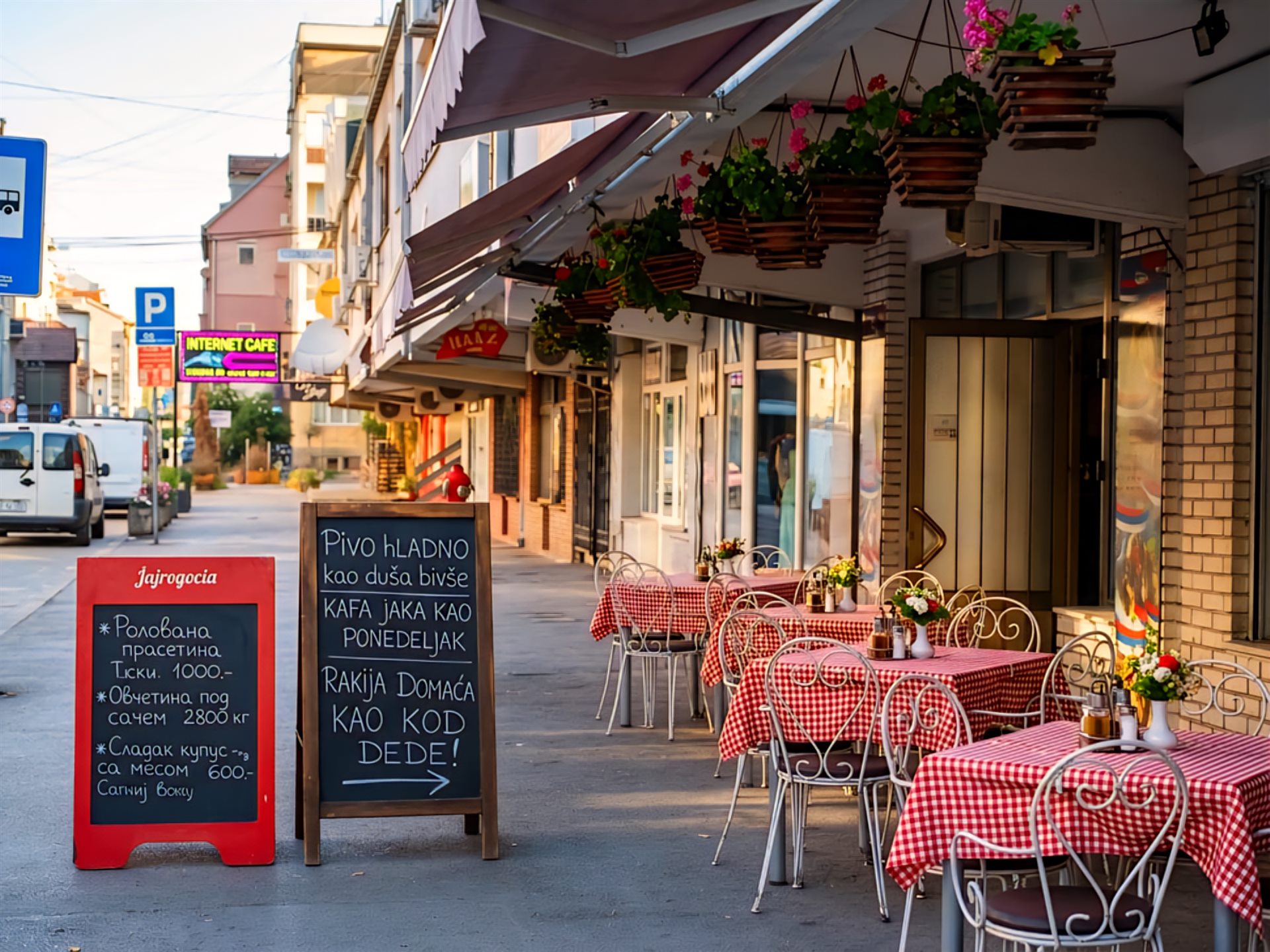 Bašta restorana Sladak Život u Aleksincu